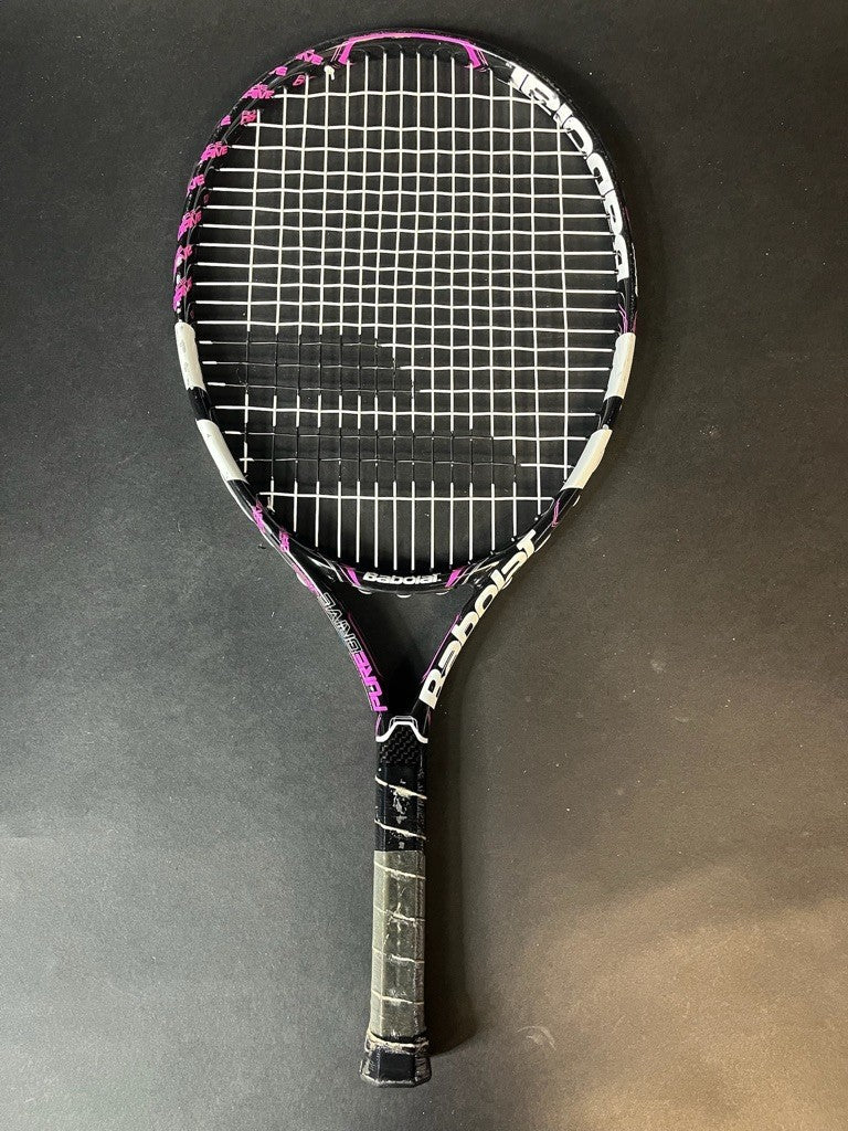 Babolat Pure Drive JR 25 Tennis Racquet 8.6 oz 3 7/8 grip 100sq pink read