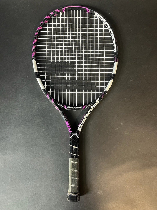 Babolat Pure Drive JR 25 Tennis Racquet 8.6 oz 3 7/8 grip 100sq pink read