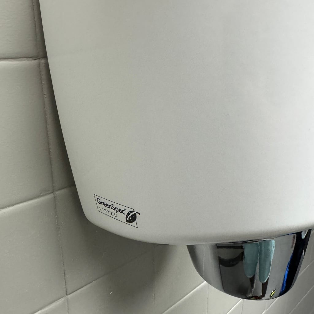 World Dryer K-974P Automatic Hand Dryer + mirror!