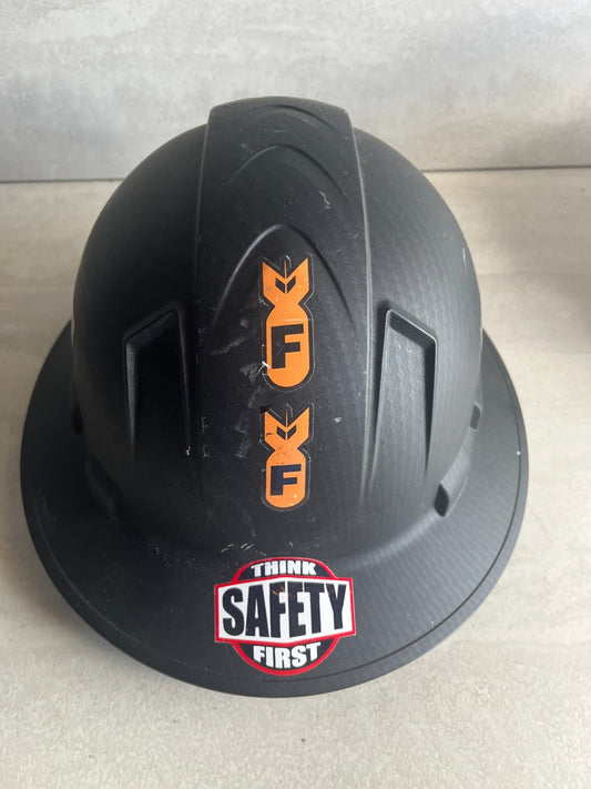 KwikSafety BLACK CARBON Hard Hat Type 1 Class C ANSI OSHA Compliant