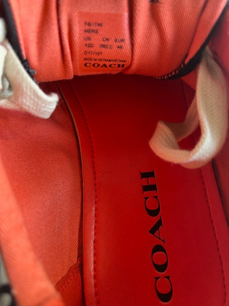 Coach X ORANGE BLACK AND GREY COLOR Size 45