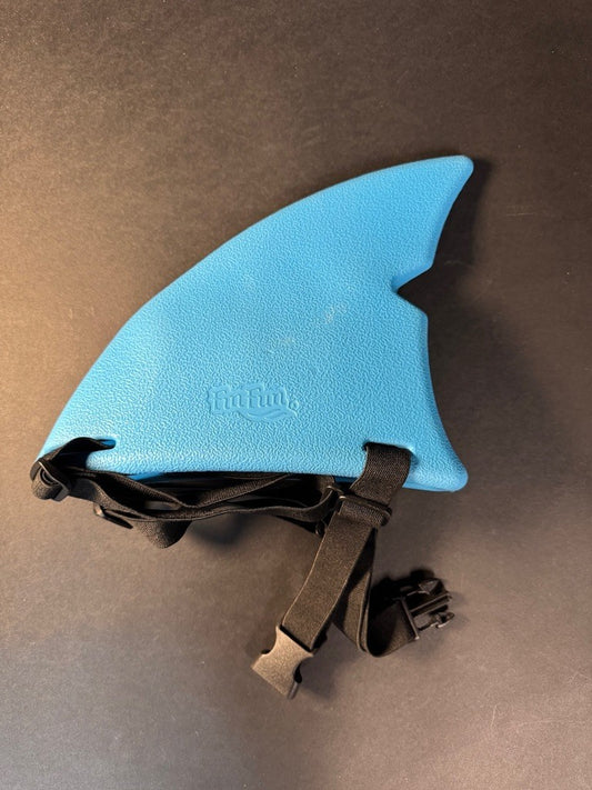 Fin Fun Shark Fin Pool Beach Toy Fin With Straps Blue Novelty Shark Fin Prop