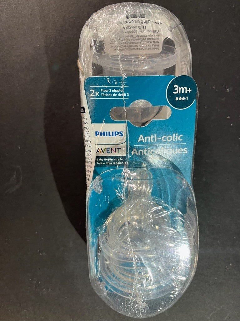 PHILIPS Anti-Colic Baby Bottles  - 6oz (3 Pack) ~3M+