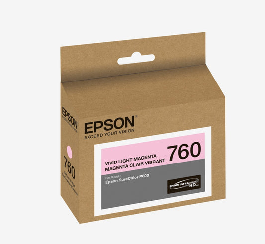 NEW Epson 760 Ink Cartridge Vivid Light Magenta  (T760620)