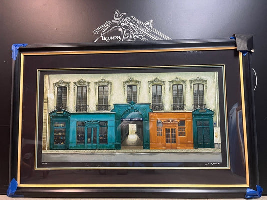 Andre Renoux PASSAGE DE LA MADELEINE Signed Numbered Limited Edition Serigraph
