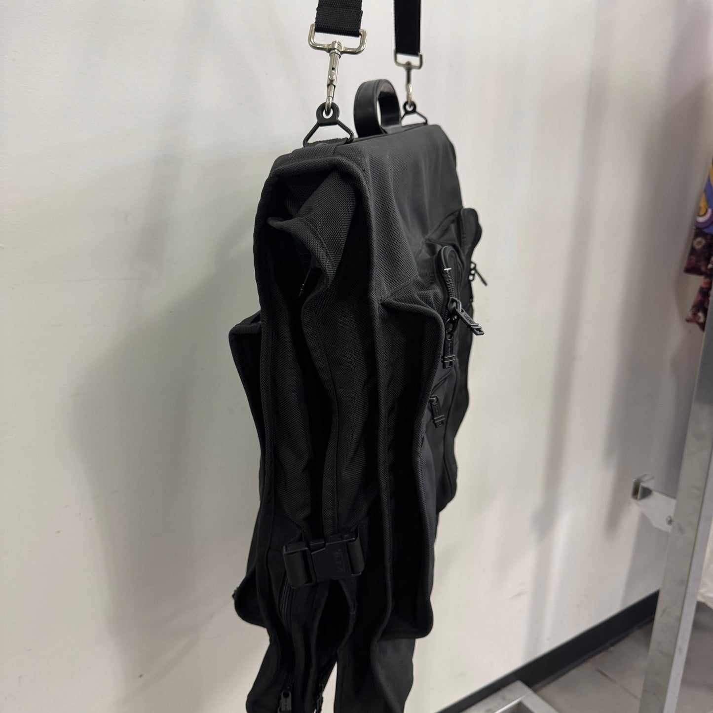 Tumi Alpha Black Ballistic Nylon Bi-Fold Garment Bag