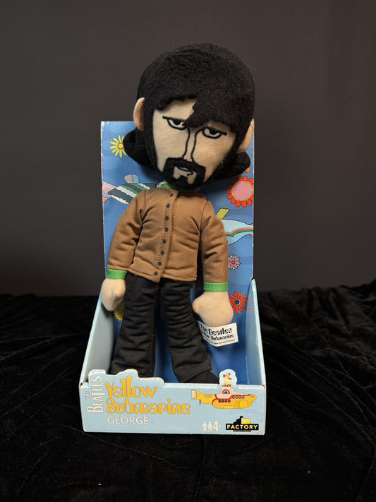The Beatles Yellow Submarine Plush Doll - George Harrison - NIB - Factory Ent.