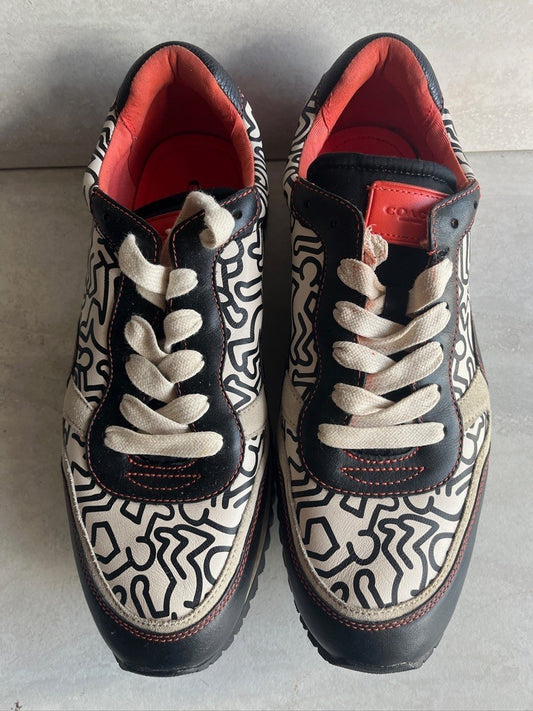 Coach X ORANGE BLACK AND GREY COLOR Size 45