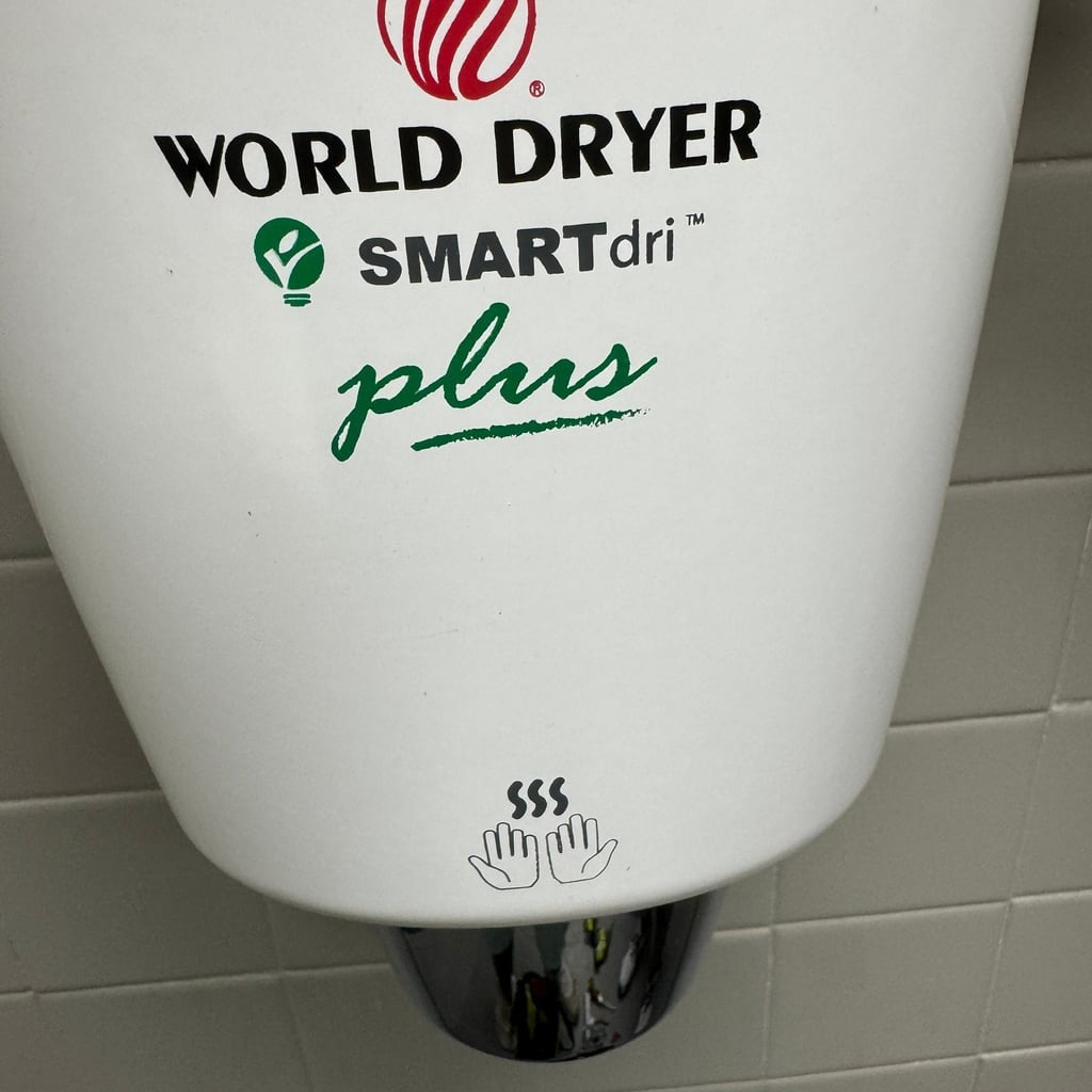World Dryer K-974P Automatic Hand Dryer + mirror!