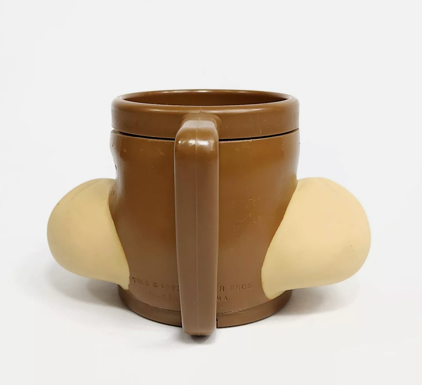 Vintage Wiley Wile E Coyote Mug Cup Warner Bros Looney Tunes Plastic 3D