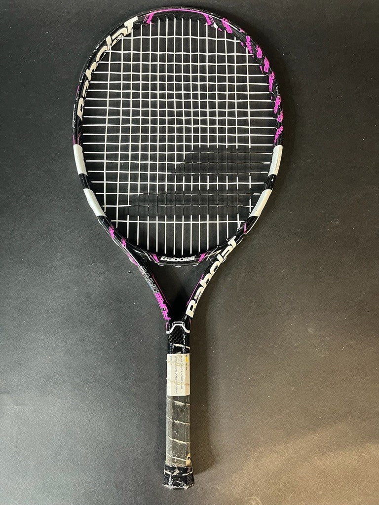 Babolat Pure Drive JR 25 Tennis Racquet 8.6 oz 3 7/8 grip 100sq pink read