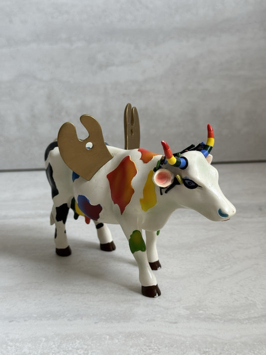 Art Cow Rainbow Goddess Figurine 2003