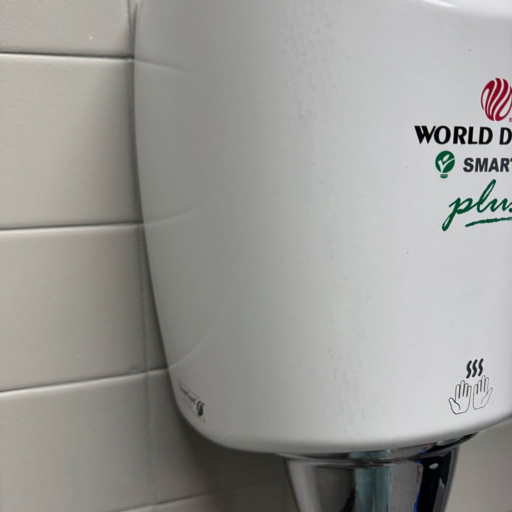 World Dryer K-974P Automatic Hand Dryer + mirror!