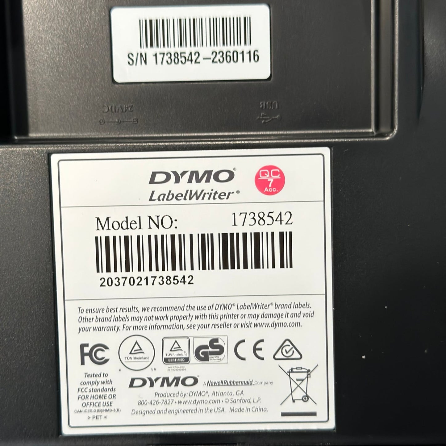 DYMO 450 Doppel Turbo Thermal label Printer