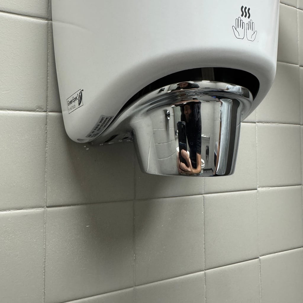 World Dryer K-974P Automatic Hand Dryer + mirror!