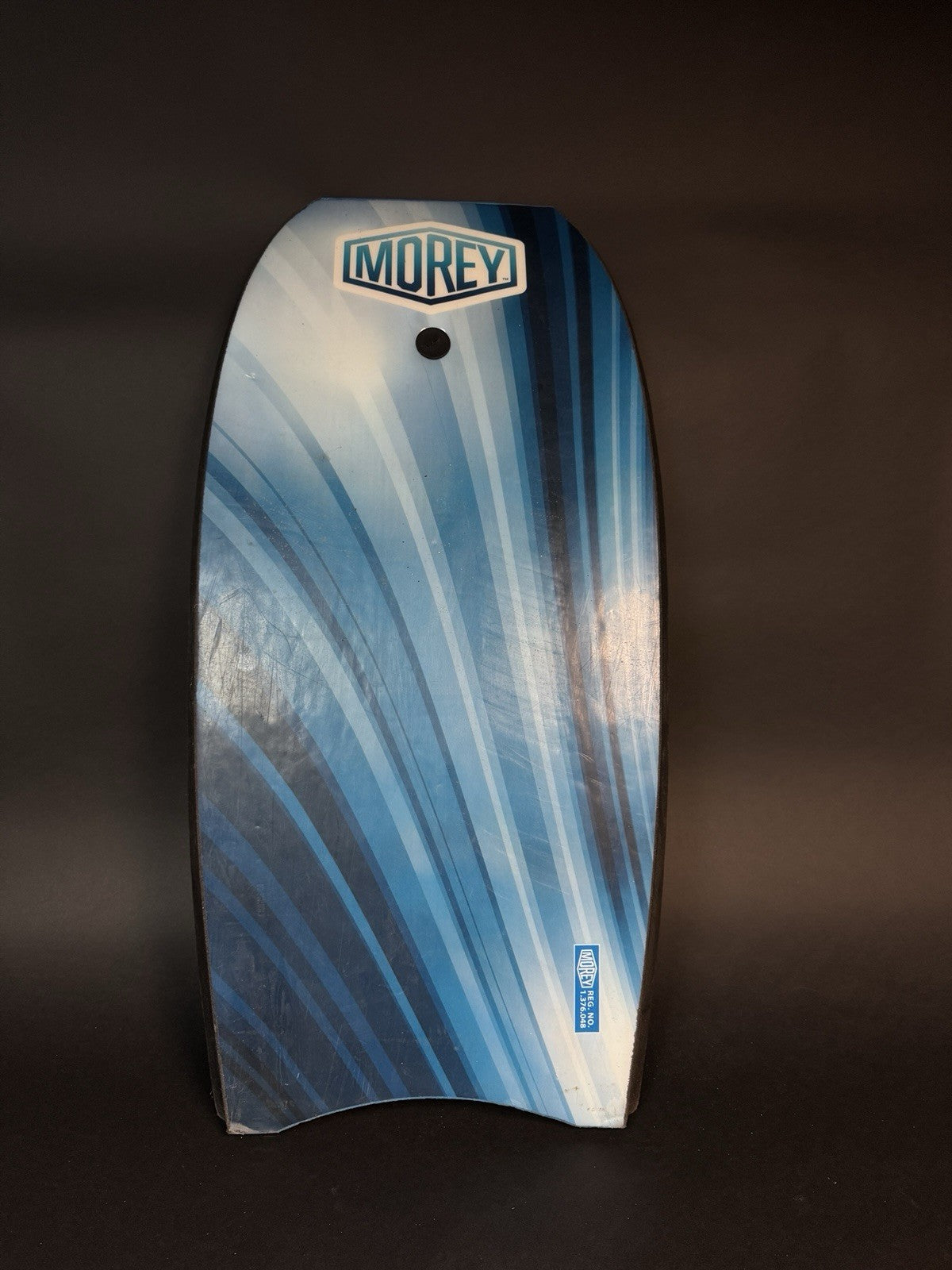 Blue Morey Boogie Board Mach 9 TR Tube Rail Body Board Skim Board
