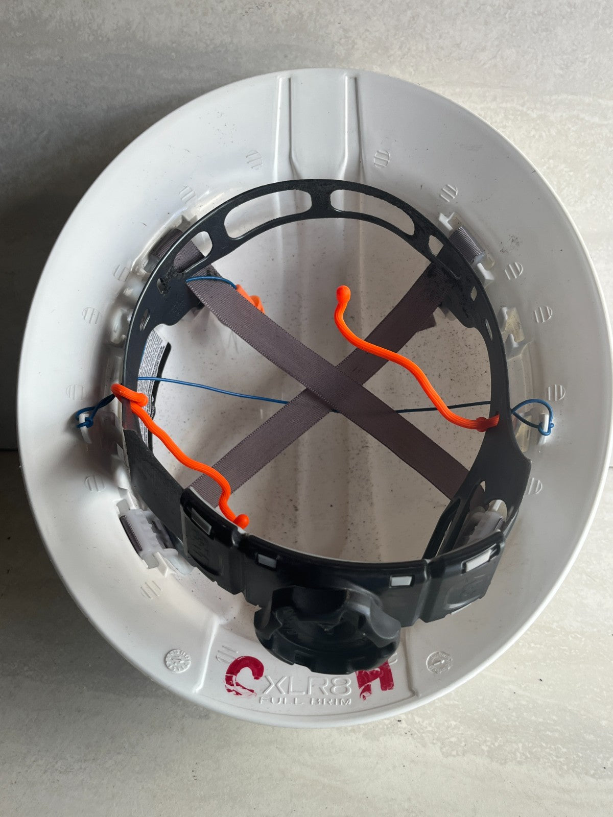 3M Fully Adjustable American White Full Brim Hard Hat Safety HAt