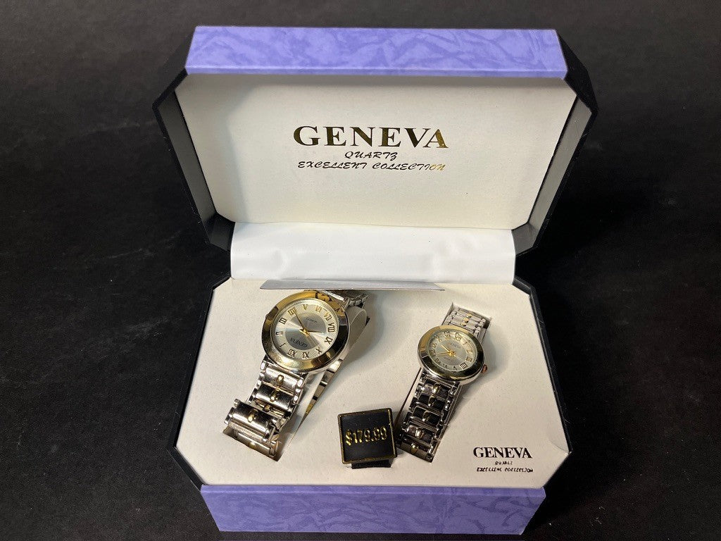 RELOJ GENEVA QUAR73 EXCELENTE COLECCIÓN