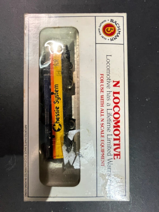 Lighted Diesel Locomotive with box