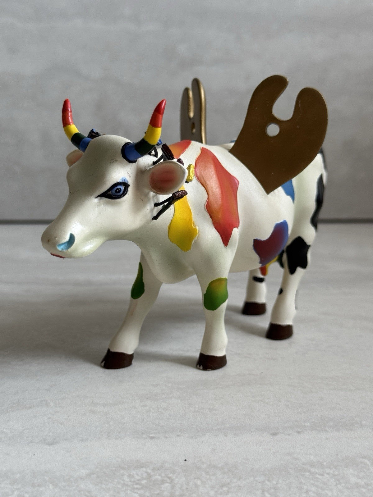 Art Cow Rainbow Goddess Figurine 2003