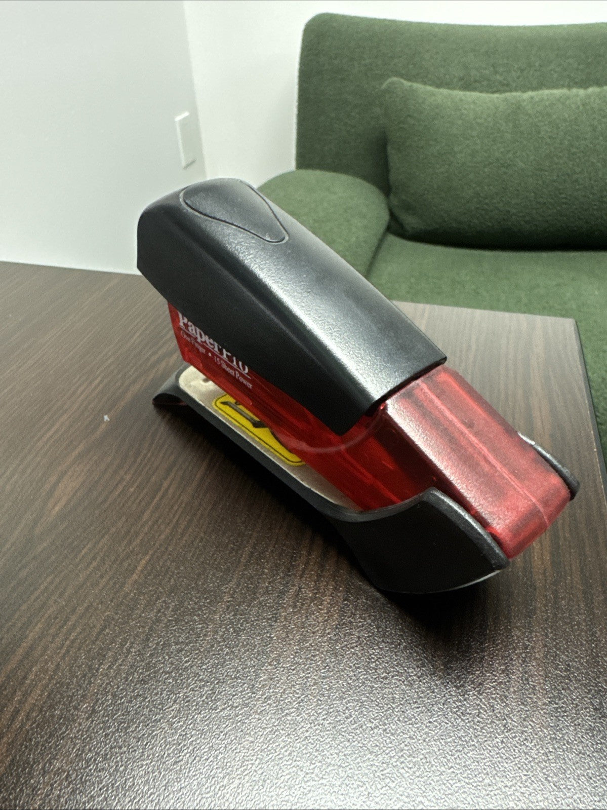 Paper Pro The Prodigy One Finger 25 Sheet Power Manual Stapler Red Jam Free