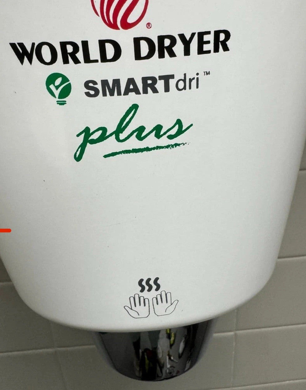World Dryer K-974P SMARTdri Plus High Efficiency Intelligent Automatic Hand Drye