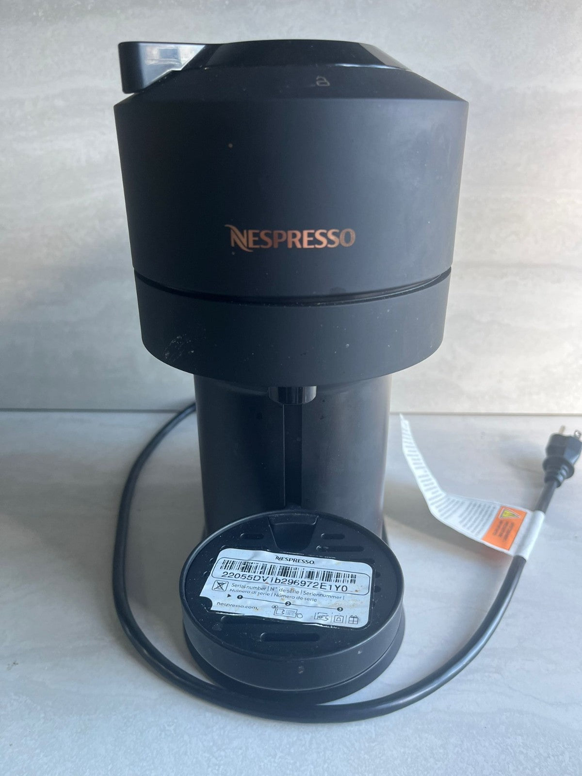 Nespresso Vertuo Next Deluxe Compact Coffee Espresso Machine Silver