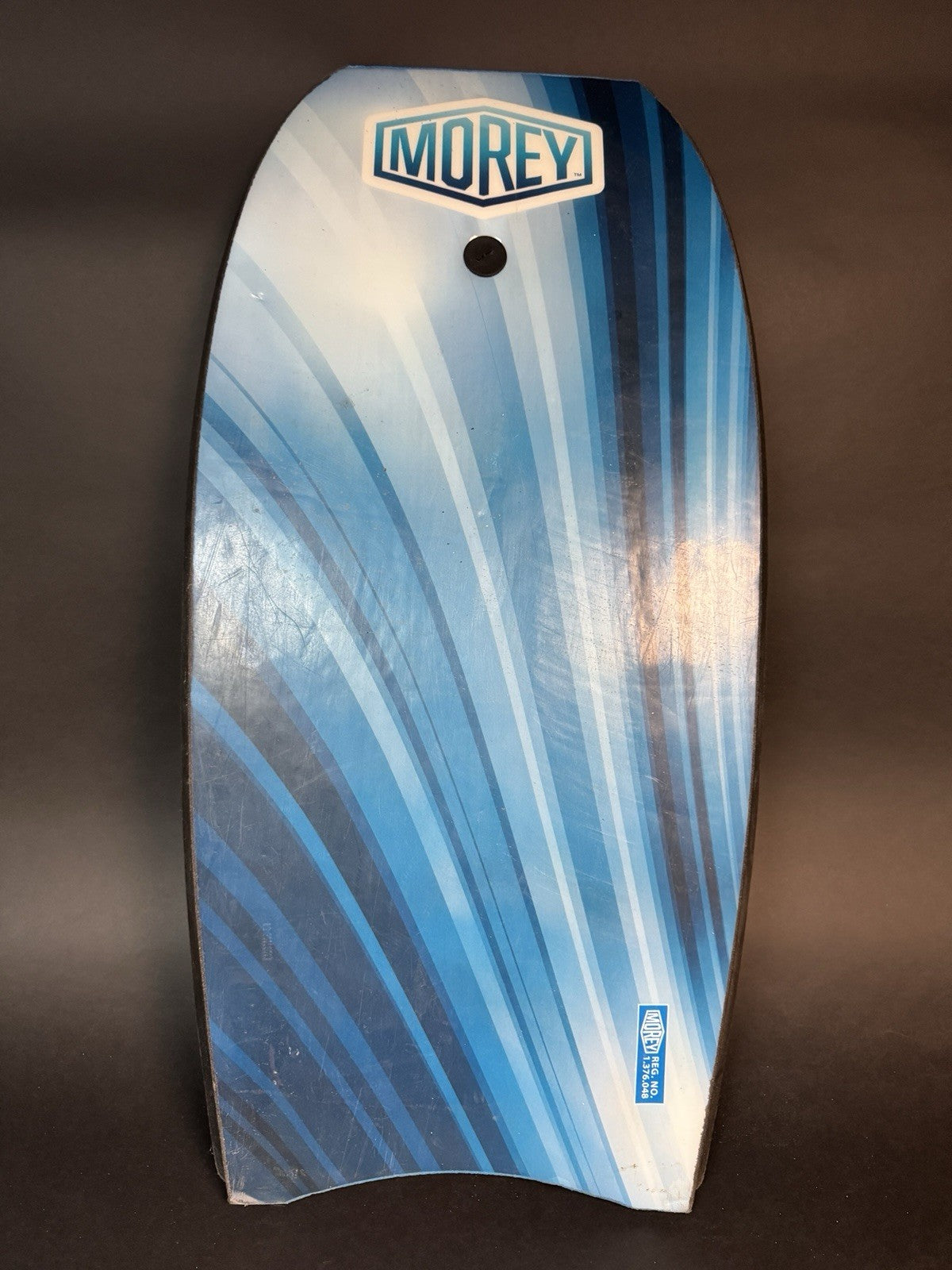 Blue Morey Boogie Board Mach 9 TR Tube Rail Body Board Skim Board
