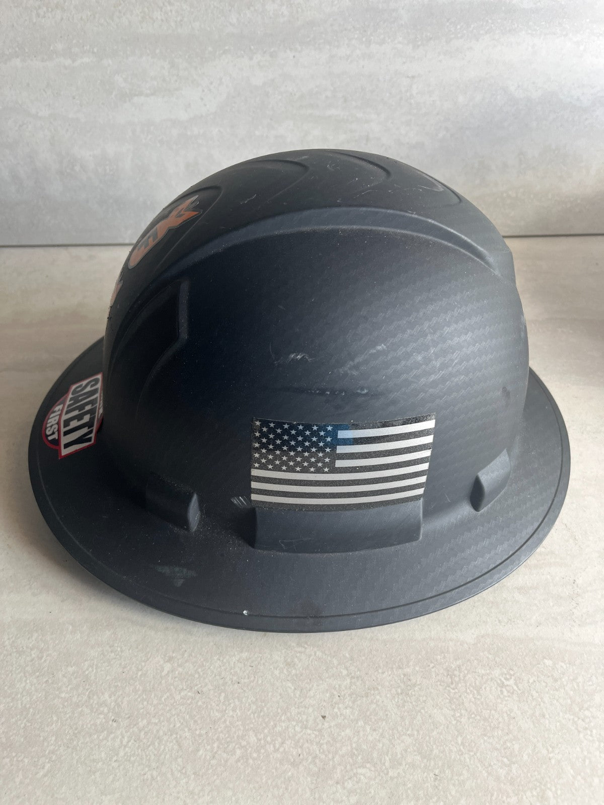 KwikSafety BLACK CARBON Hard Hat Type 1 Class C ANSI OSHA Compliant