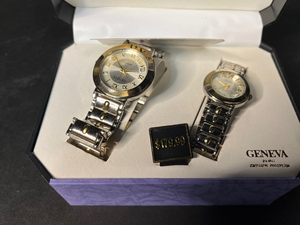 RELOJ GENEVA QUAR73 EXCELENTE COLECCIÓN