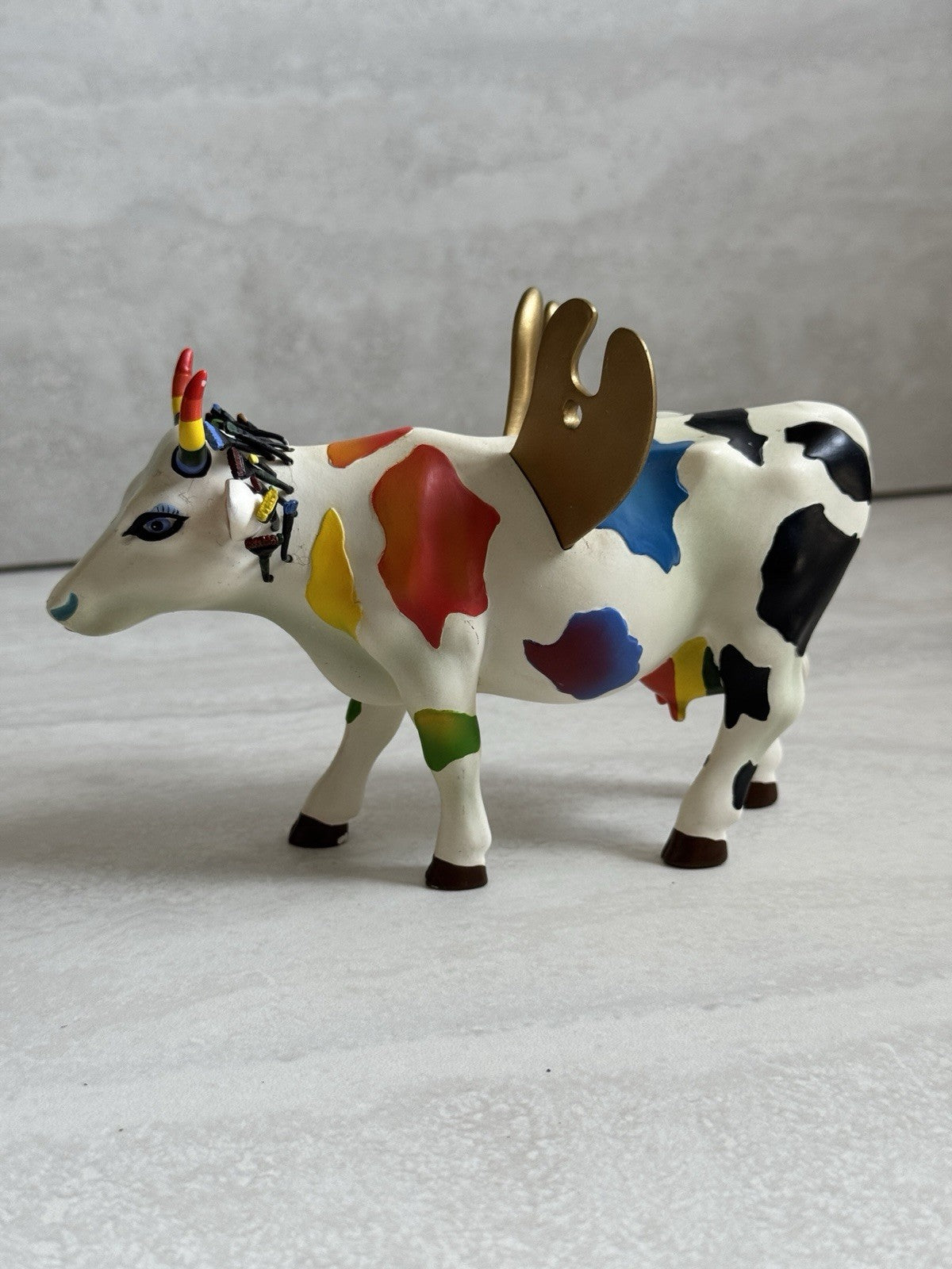 Art Cow Rainbow Goddess Figurine 2003