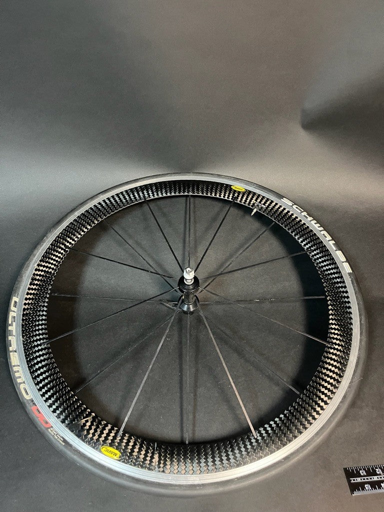Mavic CARBON FIBER CYCLING BICYCLE RIMS - with Everything That’s Pictured!