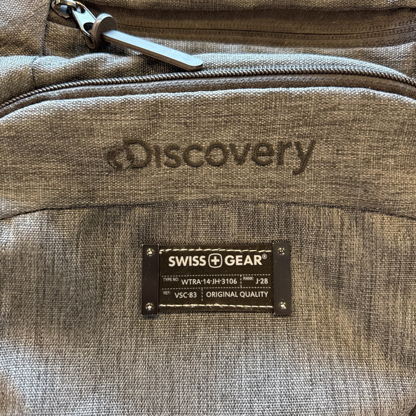 Swiss Gear Discovery Backpack Gray - Excellent Condition