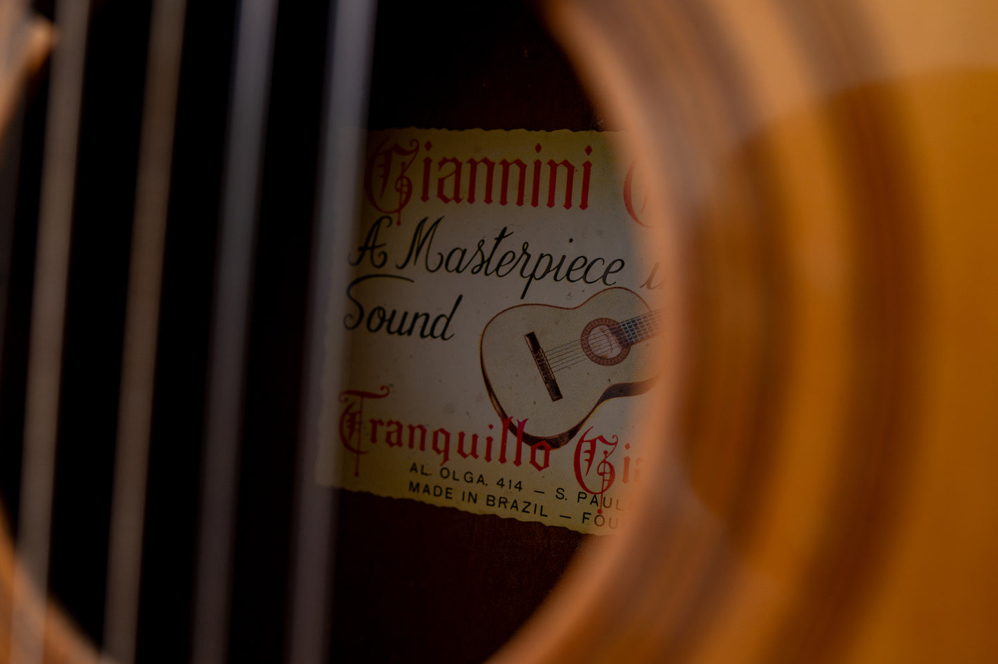 1965 Giannini Model 6 Classical Guitar