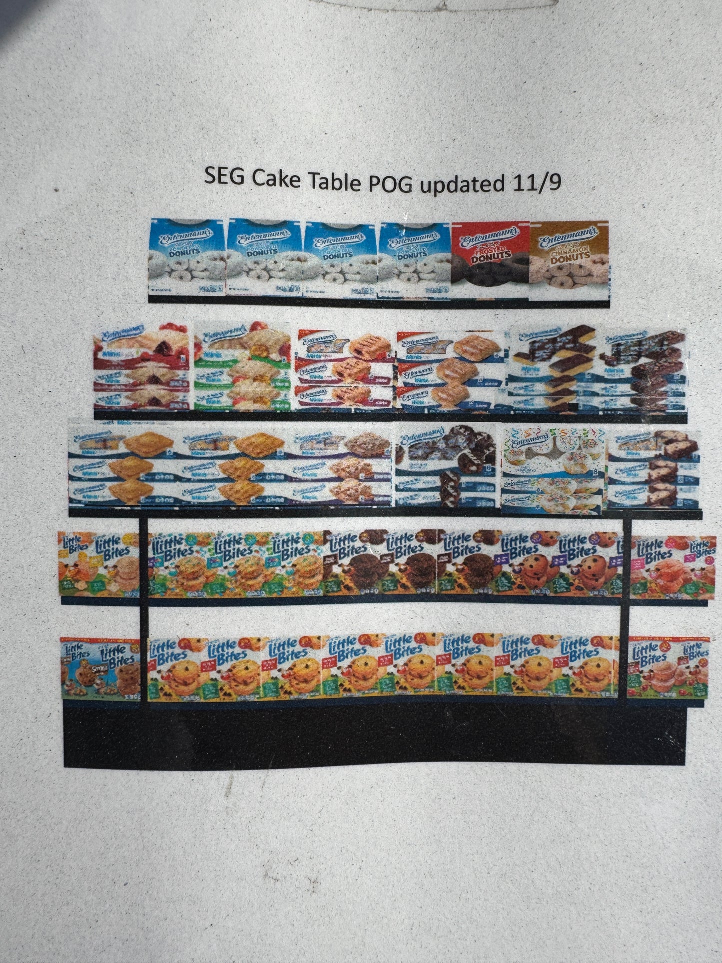 COMMERCIAL 25X54 BAKERY DISPLAY TABLE