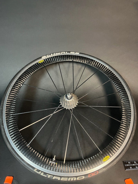 Mavic CARBON FIBER CYCLING BICYCLE RIMS - with Everything That’s Pictured!